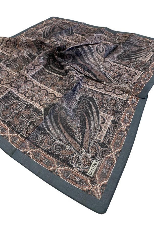 BAŞTACI KOKULU SOFT 0231 KURŞUNİ EŞARP - 2