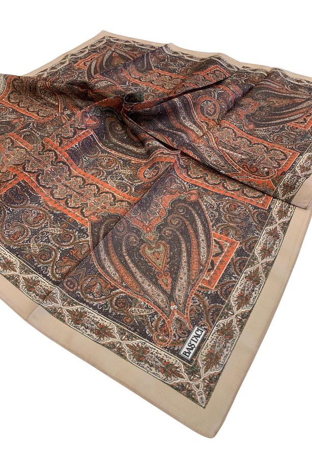 BAŞTACI KOKULU SOFT 0231 BEJ EŞARP - 1