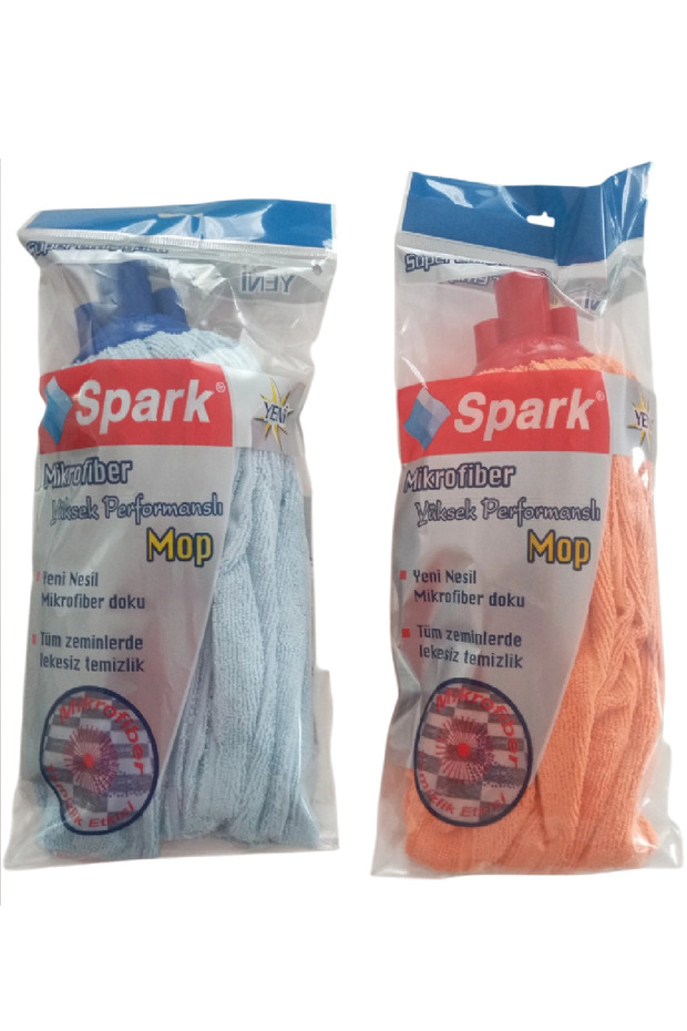 2 Adet Mikrofiber Havlu Vileda Paspas Mop Yedek Ucu - 1