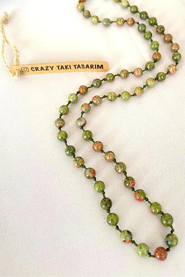 6 mm Unakit Natural Stone 70-80 cm Long Unisex Necklace