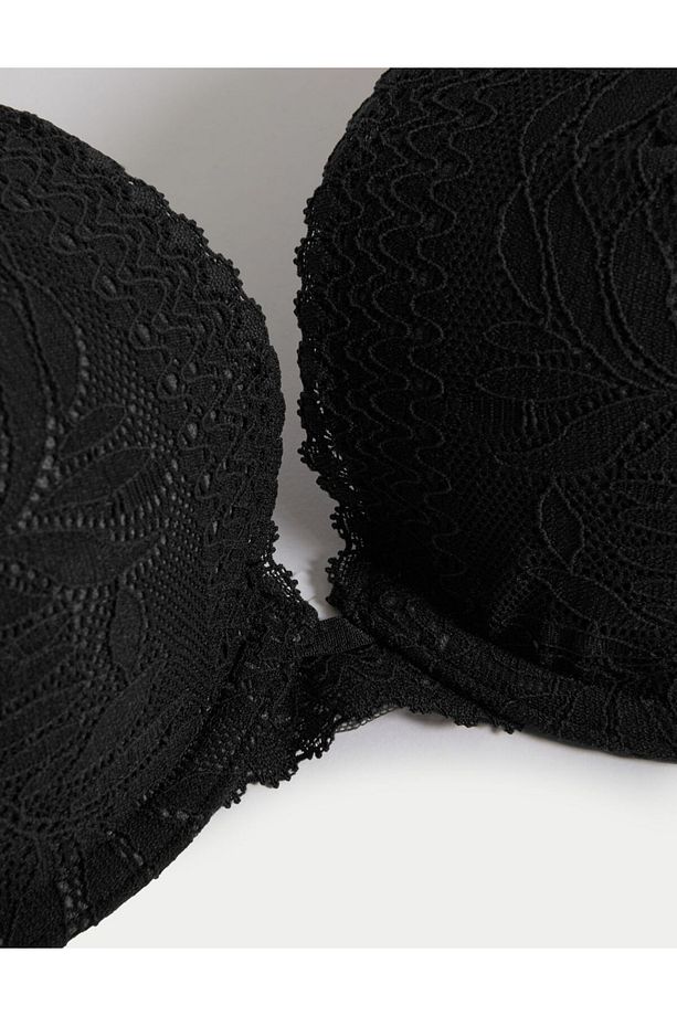Flexifit™ Dantel Detaylı Destekli Push Up Sütyen - 5