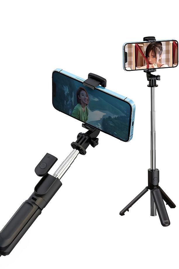 Üstün Kalite Selfie Kumandalı Bluetooth Selfie Çubuğu Tripod Ayaklı - 1
