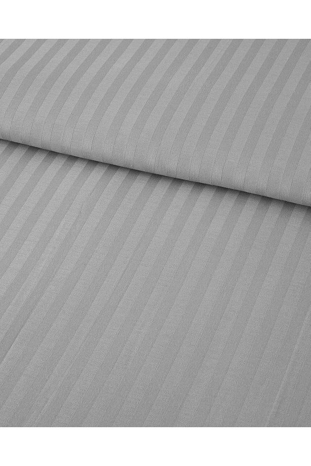 Crystal Ipeksi Twill Tek Kişilik Nevresim Takımı Gri - 3