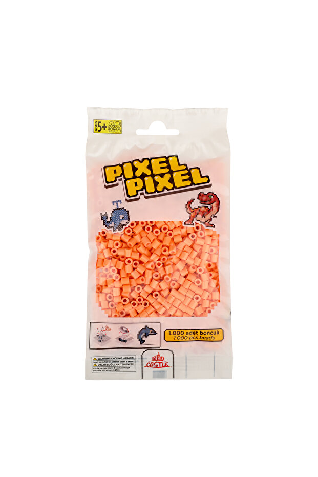 1000 قطعة من خرز ميدي باللون البرتقالي | خرز مناسب لخوارزميات وطريقة التفكير البرمجية - 1
