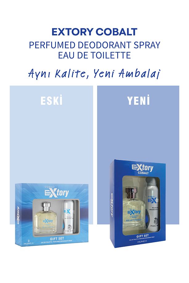 Cobalt Erkek Parfüm Seti ( Edt Parfüm 100 ml Deodorant 150 ml ) - 2