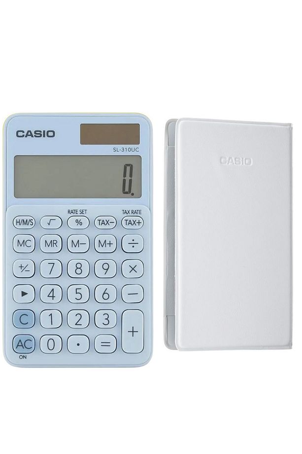 Sl-310uc-lb Cep Tipi 10 Hane Açık Mavi Hesap Makinesi - 4
