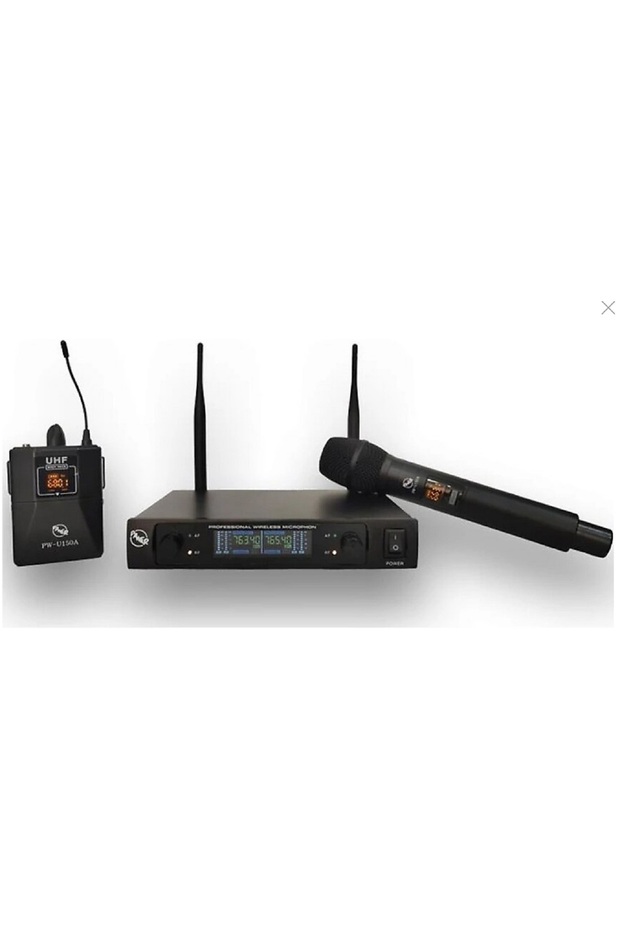 Pw-u150a Ey Kablosuz Uhf Mikrofon Seti | El Yaka Kafa Mikrofonu - 2