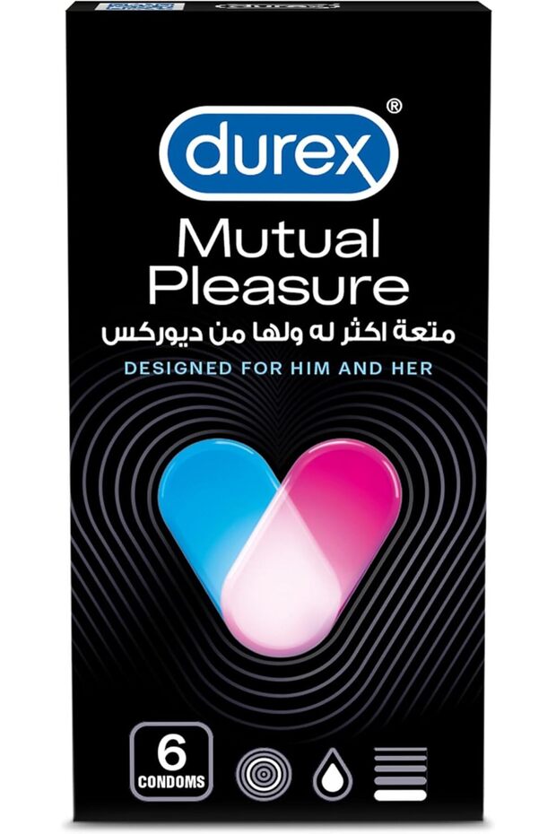 واقيات ذكرية طبيعية خالية من اللاتكس (6 قطع)