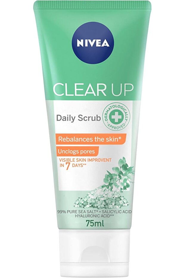 Daily Scrub 75 ml Clear Up (6587) --- نيفيا مقشر يومي 75 مل 6587