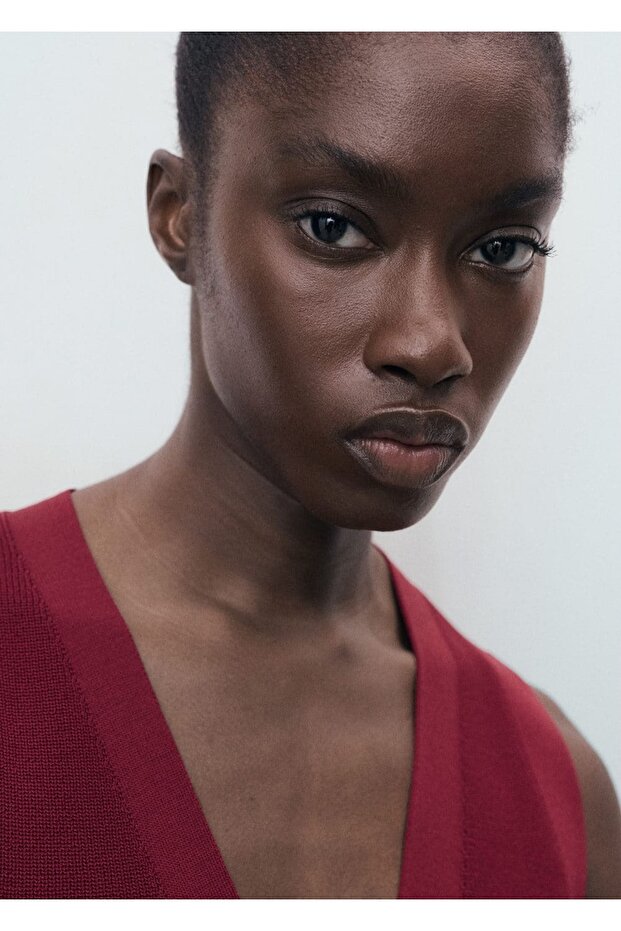 İnce örgülü yelek - 6