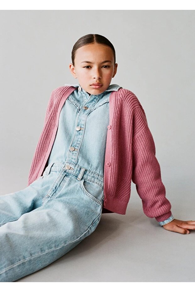 Uzun denim tulum - 3