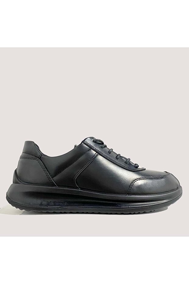 Men's Leather Waterproof Casual Shoes M4010Ds - Black - 43