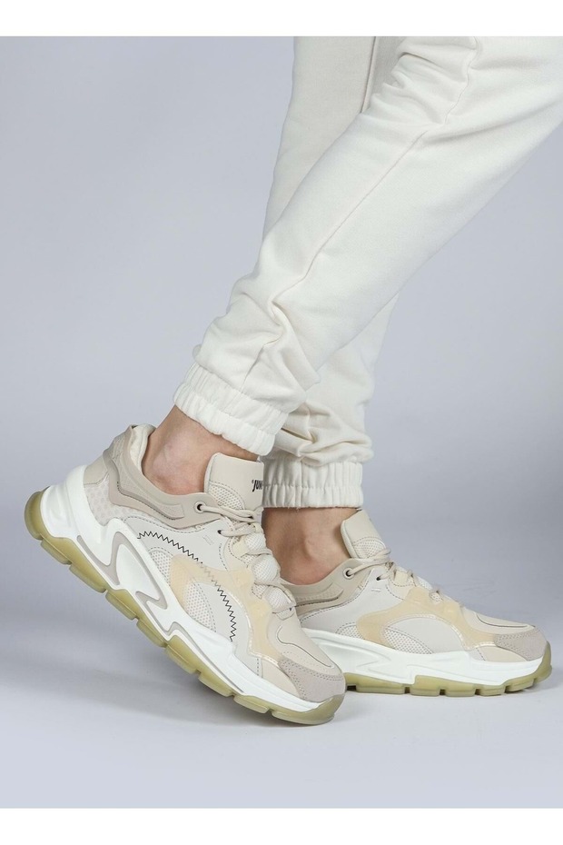 29096 Beige Women's Sneaker Casual Sneakers