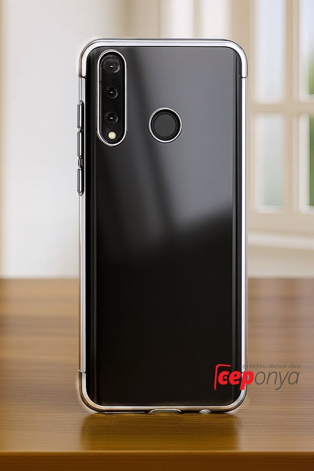 Huawei P40 Lite E Corners Color Camera Protected Transparent Case