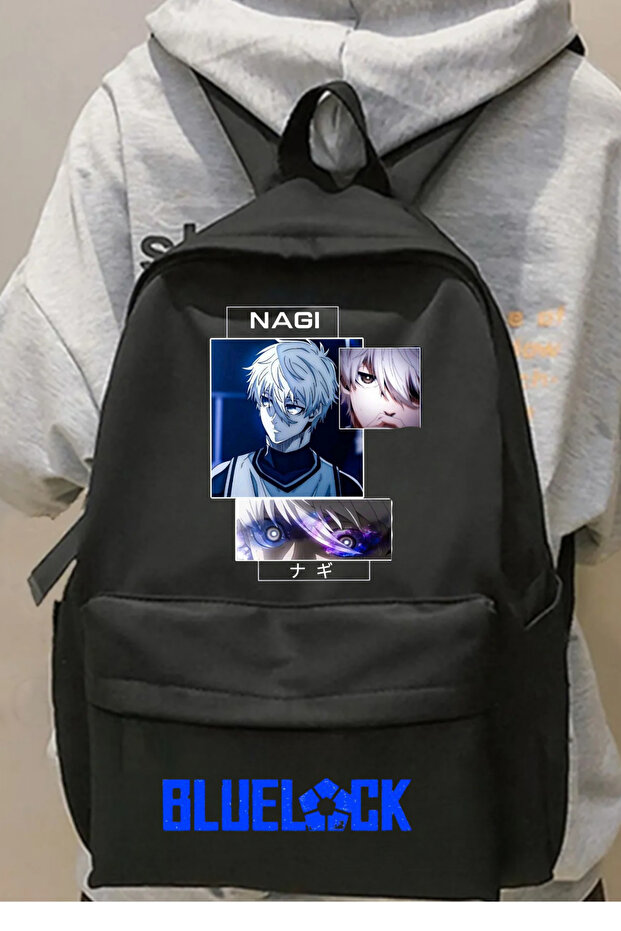 حقيبة ظهر مطبوعة من Anime Blue Lock isagi Nagi