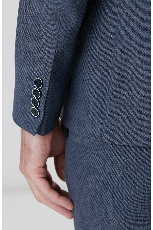 Mavi Takım Elbıse - 7