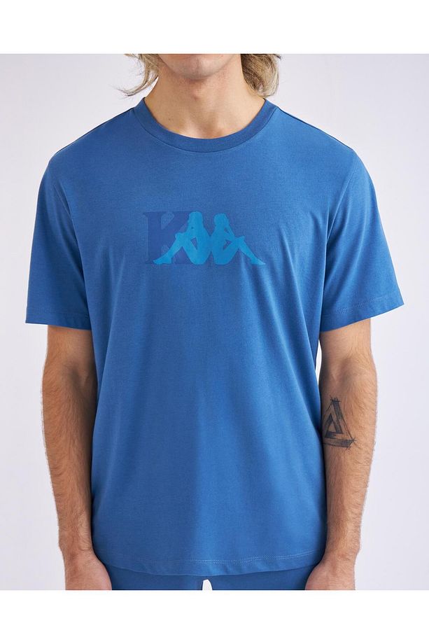 Authentic Punion Erkek Safir Mavi Regular Fit Tişört - 4