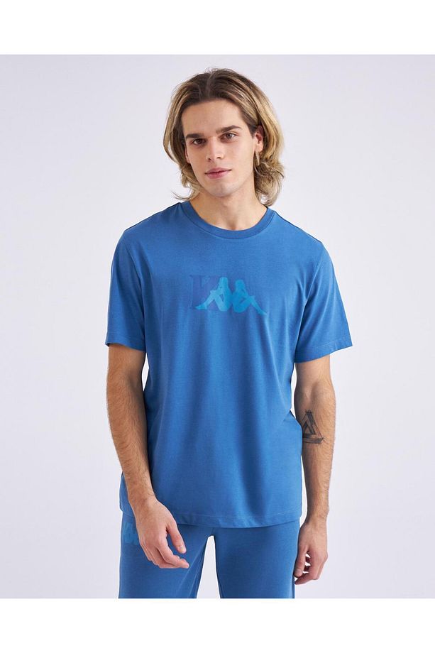 Authentic Punion Erkek Safir Mavi Regular Fit Tişört - 1