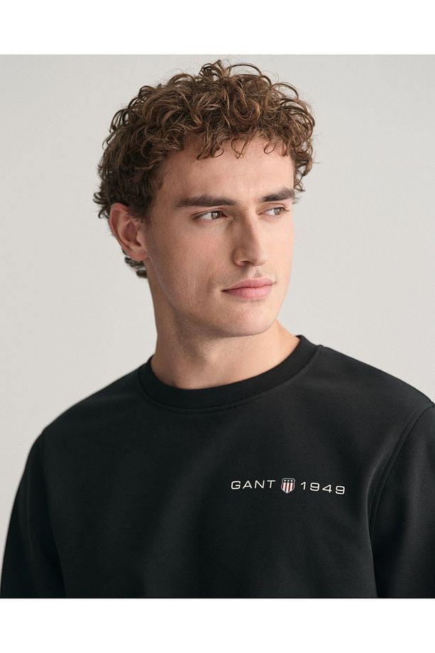 Sweat Baskılı Grafik C Yaka Kazak - 3