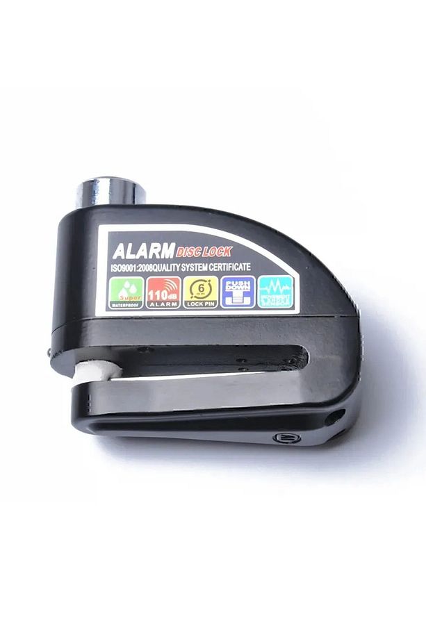 110 Db Siyah Motosiklet Alarmlı Disk Kilidi Hatırlatma Kablolu (SARI-SİYAH-YEŞİL-MAVİ-GRİ RENK) - 7