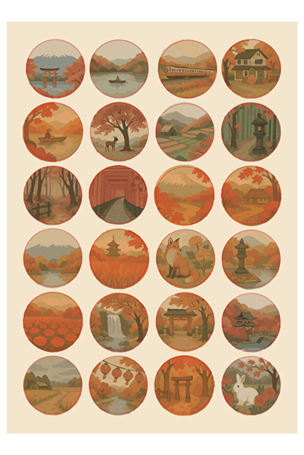 Seasons Sticker Seti - 2