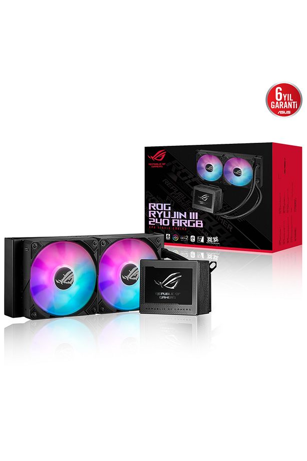 Rog Ryujin Iıı 240 Argb Oled Lcd 240mm Işlemci Sıvı Soğutucu (90RC00K1-M0UAY0) - 1