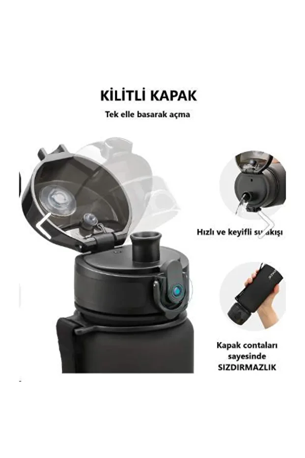 500 ml Soft Touch Trıtan Su Matarası - 2
