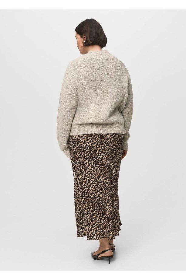 Leopar Desenli Midi Boy Etek - 5