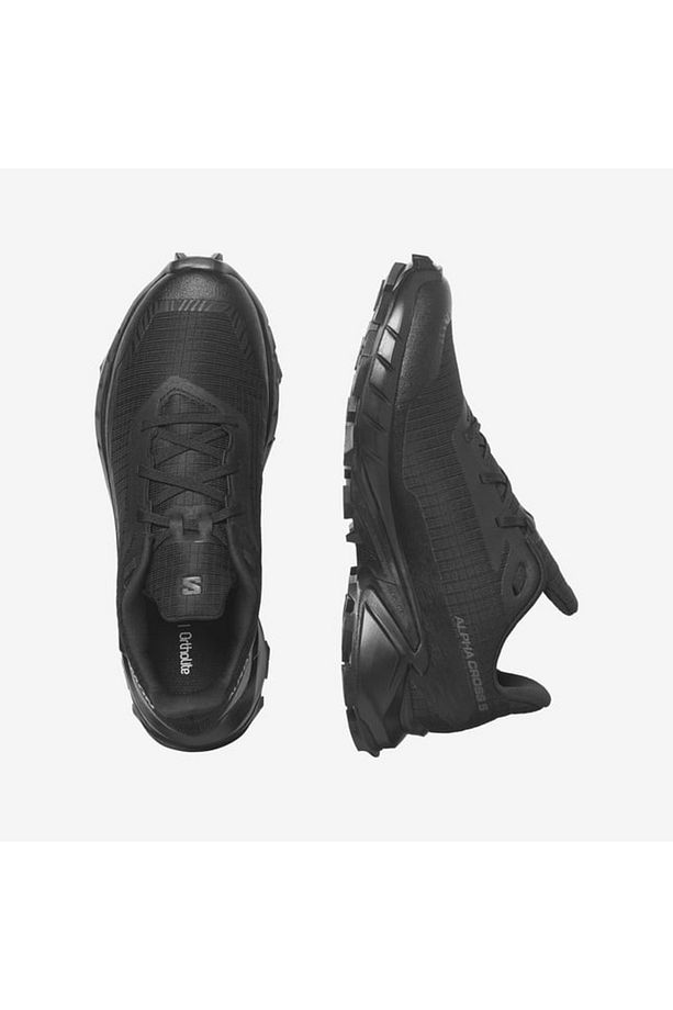 Alphacross 5 Gore-Tex Kadın Koşu Ayakkabısı - Siyah - 4