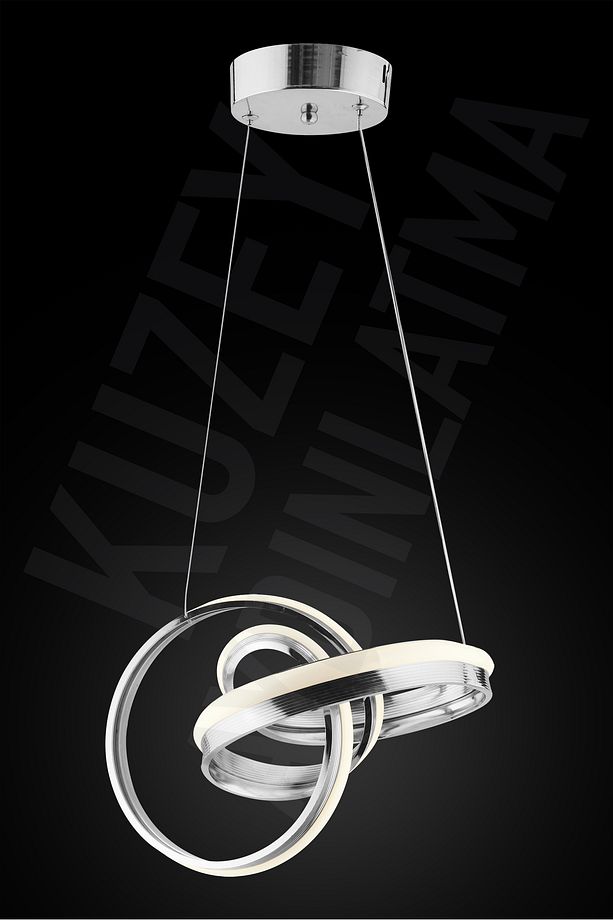SONSUZ 2 li 3 RENKLİ LEDLİ KUMANDALI MODERN AVİZE - 3