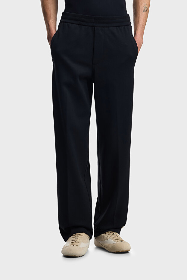 Stretch Cotton Regular Fit Normal Waist Loose Leg Jogger Pants Men Pants Em002873