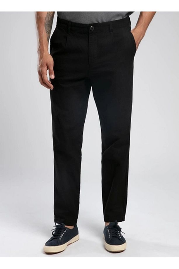 Normal Bel Regular Tapered Siyah Erkek Chino Pantolon 252 LCM 221005 ZARSE 1 SİYAH - 2