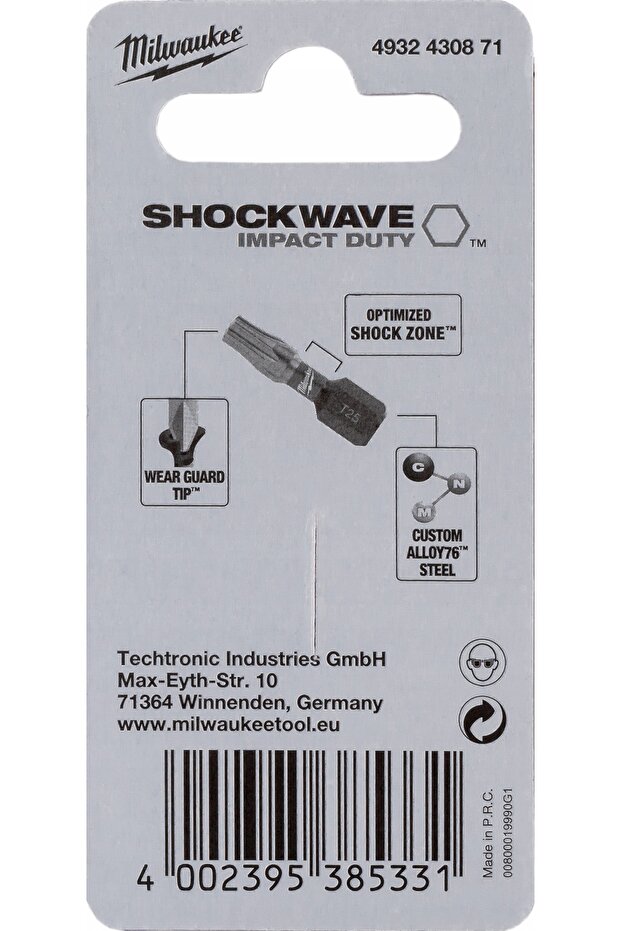 Biț Shockwave TX10 25mm 2 buc. (1) - 6