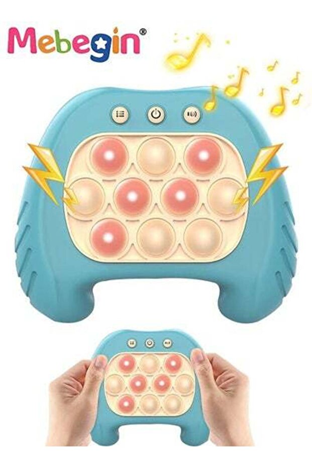 لعبة دفع الفقاعات السريعة مع 4 أوضاع لعب ممتعة، وحدة تحكم ألعاب تعليمية صغيرة محمولة باليد - 1