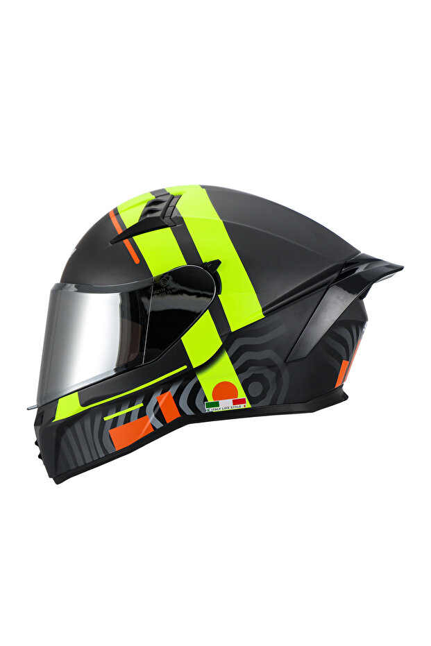 869 STRIP BLACK YELLOW KASK