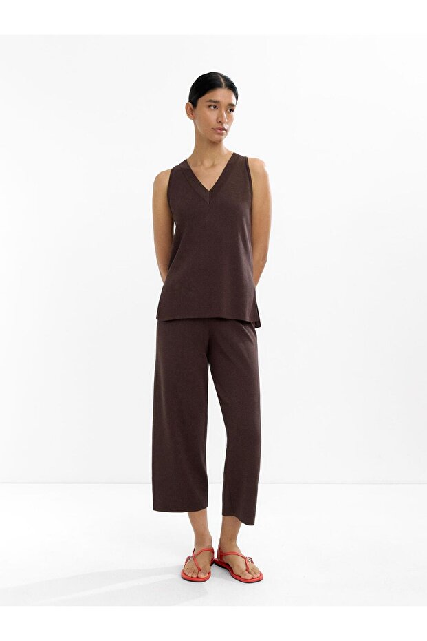 V Yaka Örme Üst - 1