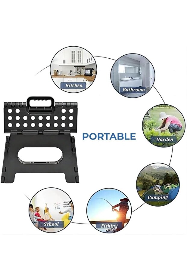 كرسي متدرج قابل للطي للأطفال | كرسي متدرج | كرسي متدرج بلاستيكي قابل للطي - 4