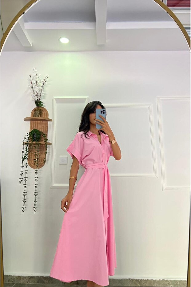 Solaro Kemerli Elbise - 4