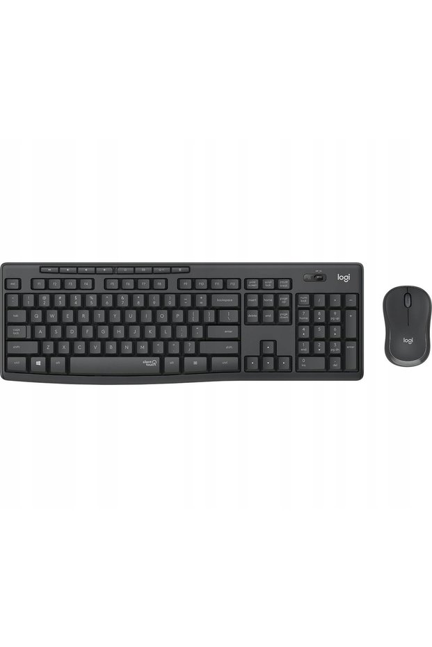 Mouse de birou MK295 Wireless Silențios [DE] grafit