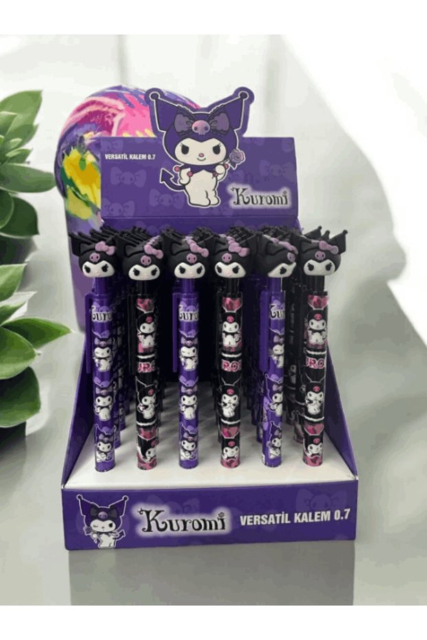 Kuromi Face Fig.Versatile Pen 0.7 2Pcs