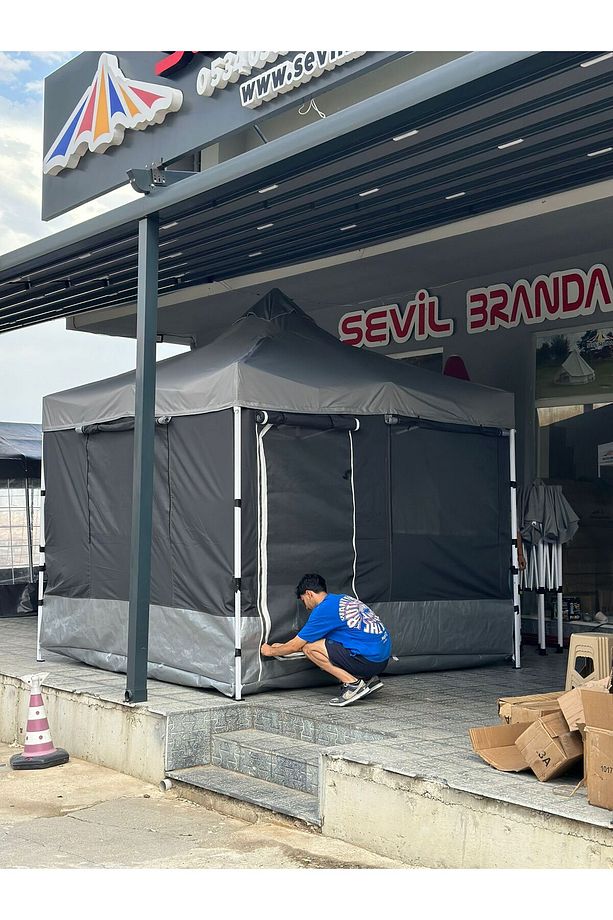3X3 MT GAZEBO KAMP ÇADIRI - 6