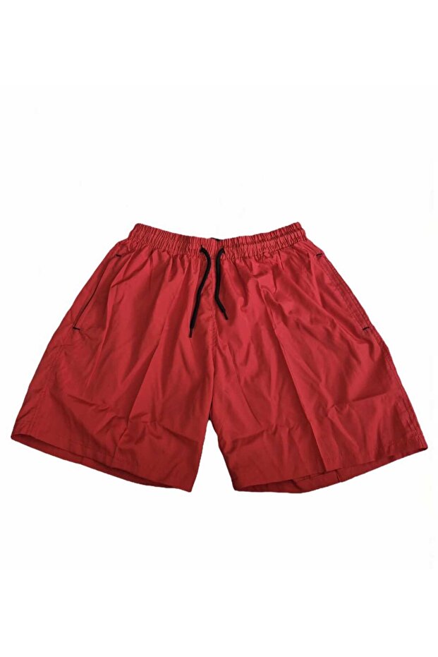 Red Men's Swim Shorts-Comfortable and Stylish Design-Ideal for Beach and Pool