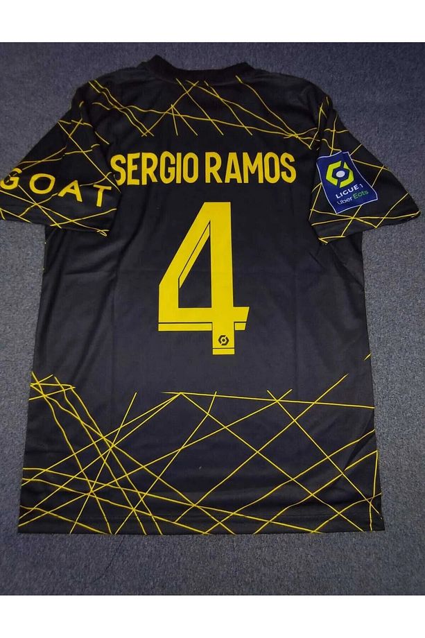 P.s.g 2023/24 Yeni Sezon Sergio Ramos Örümcek Desenli Alternatif Forması - 1
