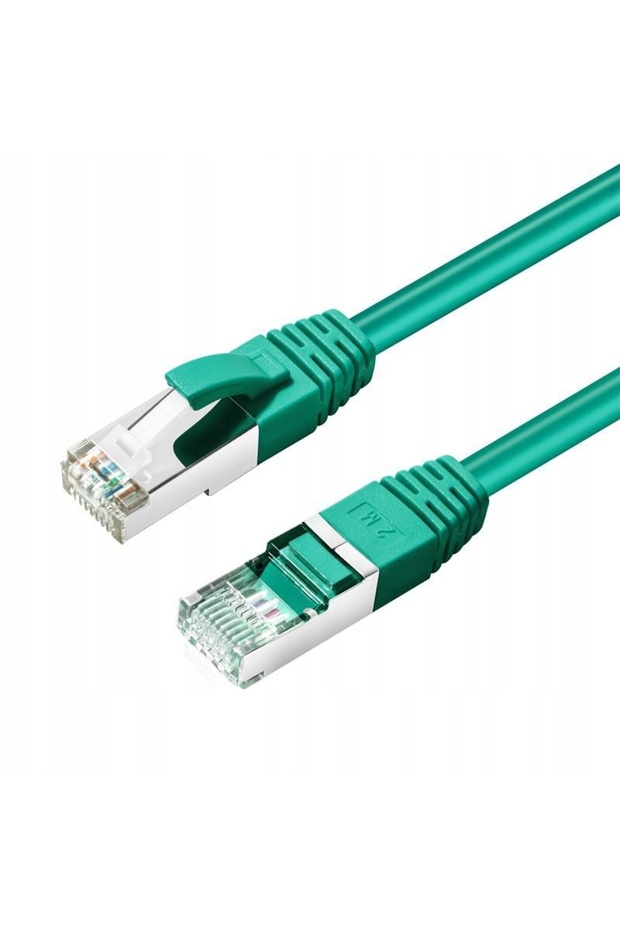 Cablu cablu CAT6A S/FTP 2m verde LSZH - 1