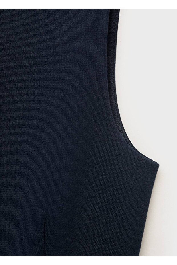 Fermuarlı dar kesim bluz - 8