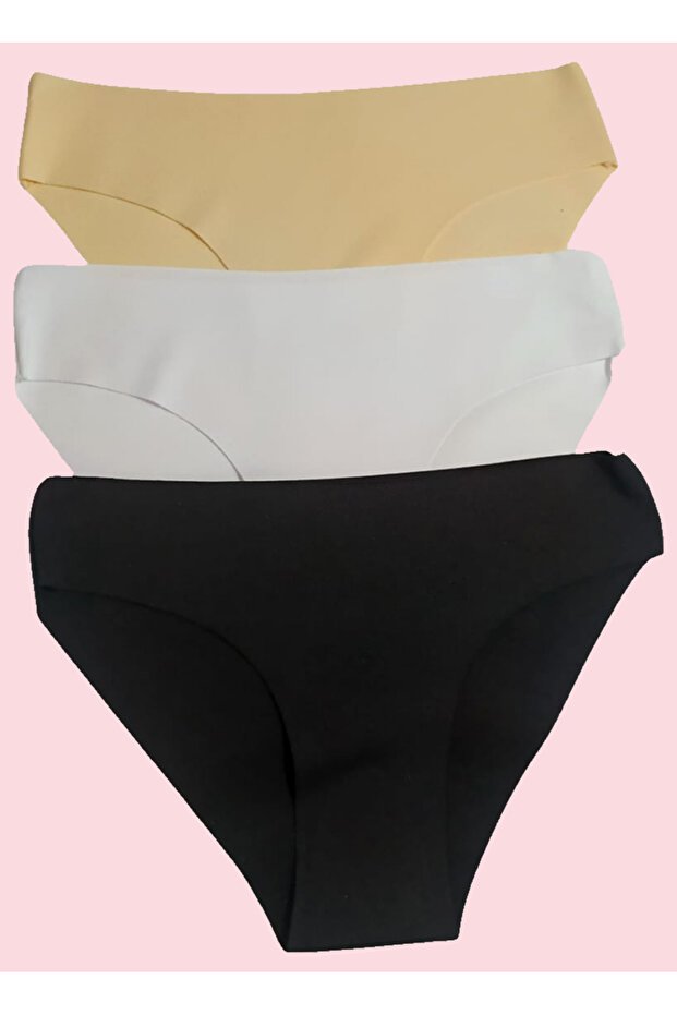 Laser Cut Die Zone Cotton Pad High Waist Bikini Panties