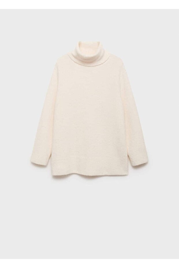 Boğazlı örgü kazak - 3