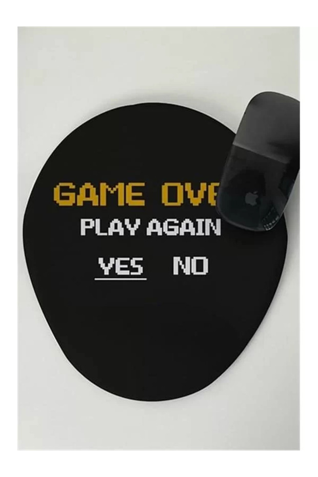 Gamer Sevgiliye Hediye Game Over Tasarımlı Mouse Altlığı Mouse Pad Mousepad - 1