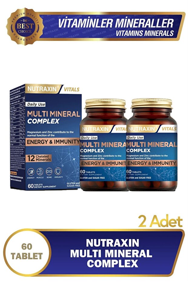 Multi Mineral Complex 60 Tablet 2 Adet - 1