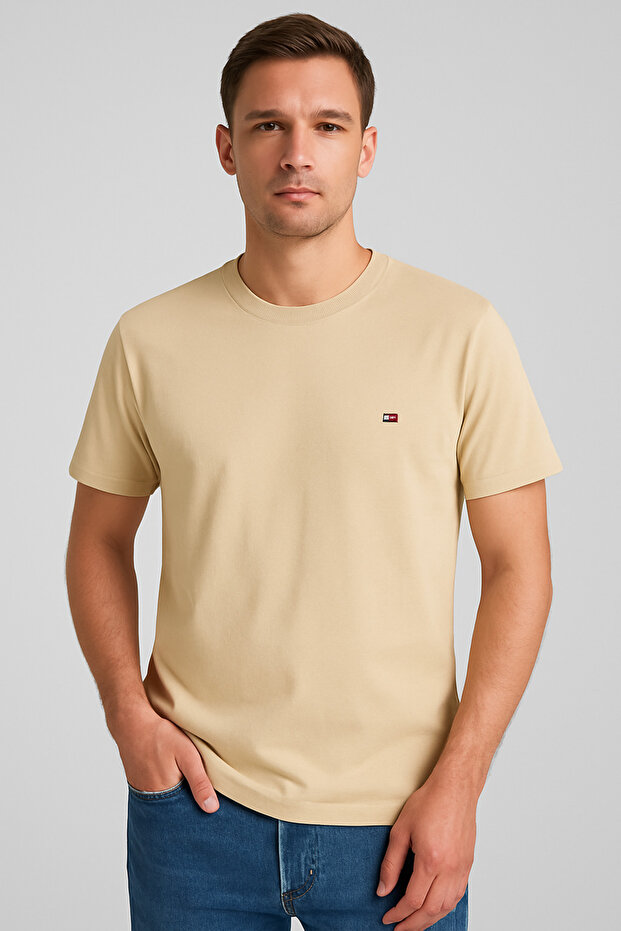 Nakışlı Basic Erkek T-Shirt
